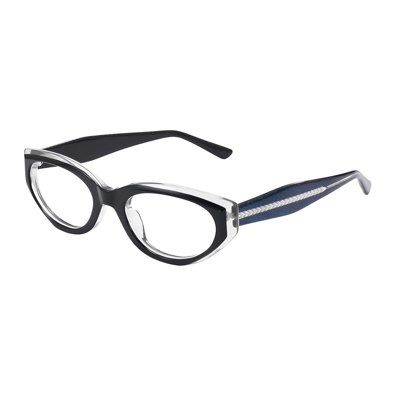 Cat Eye Black Eyeglasses