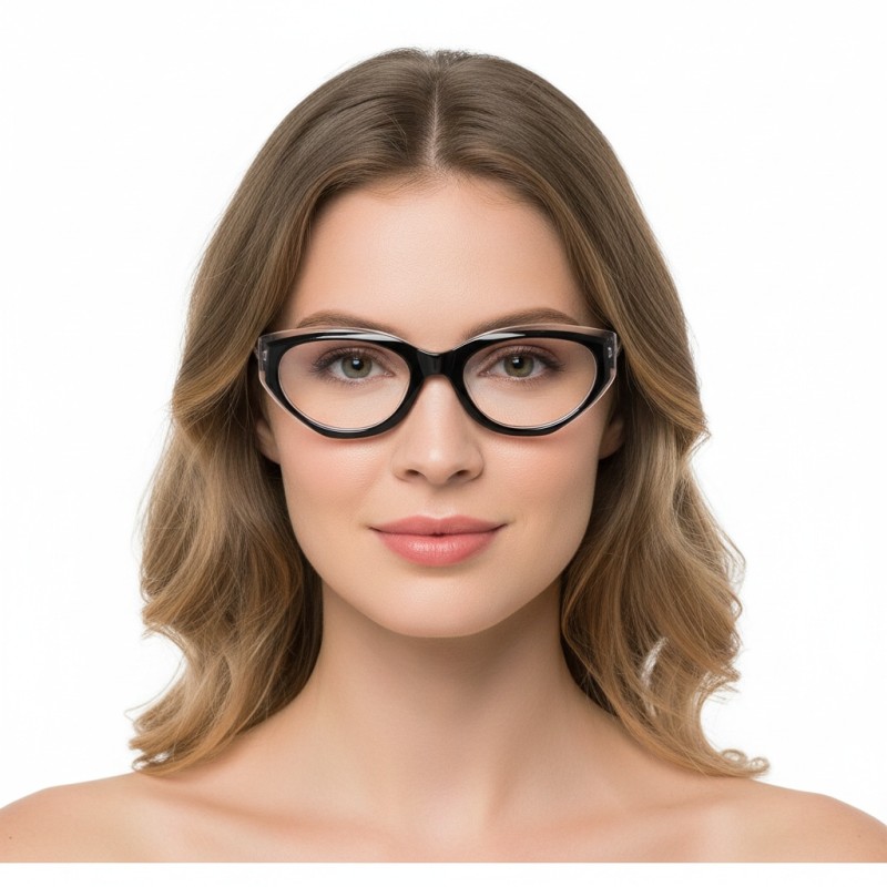Cat Eye Black Eyeglasses