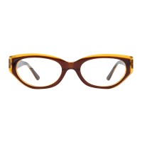 Allure - Cat Eye Brown Eyeglasses
