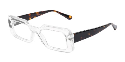 Rectangle Clear Eyeglasses