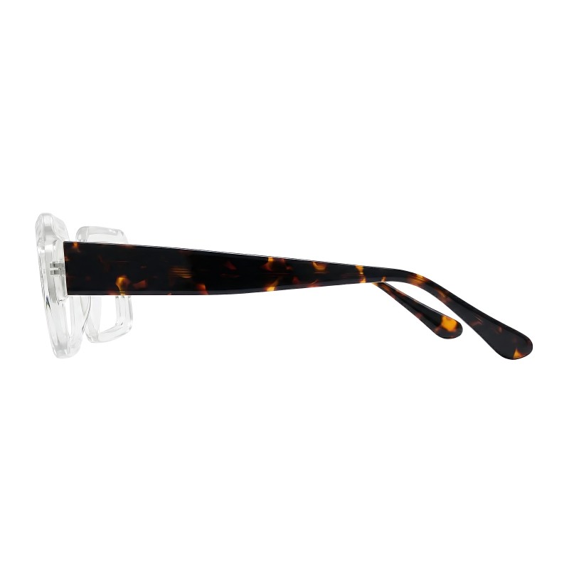Rectangle Clear Eyeglasses
