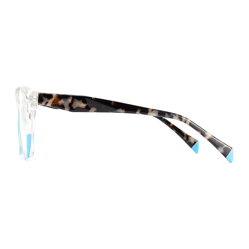 Cat Eye Blue Eyeglasses
