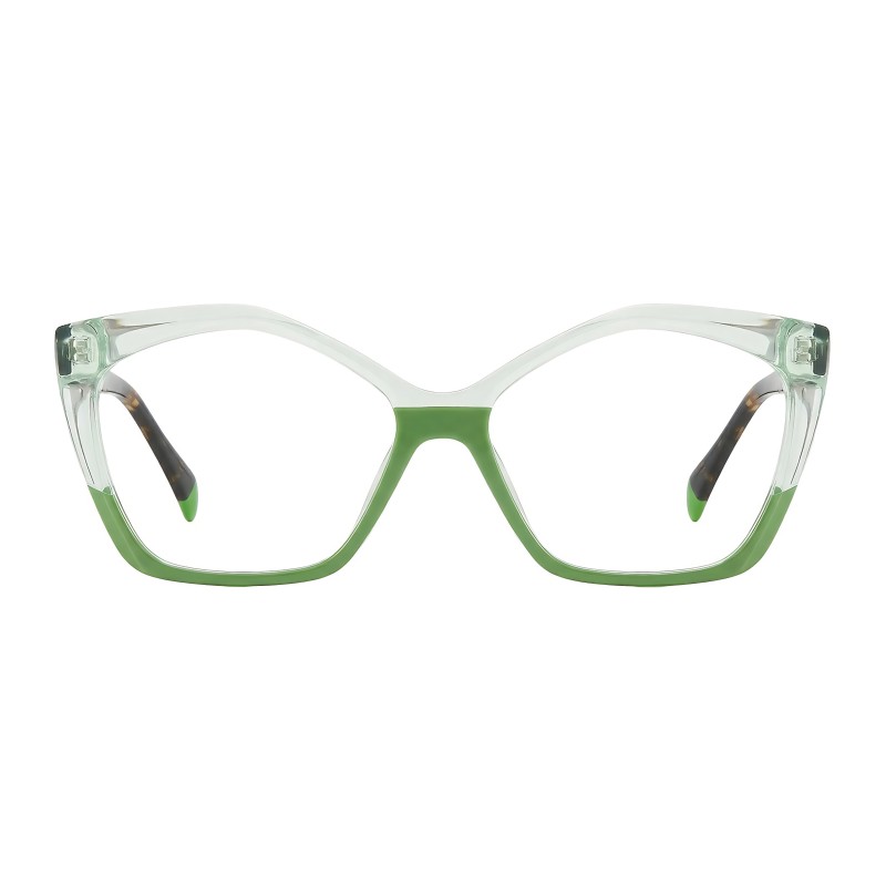 Cat Eye Green Eyeglasses