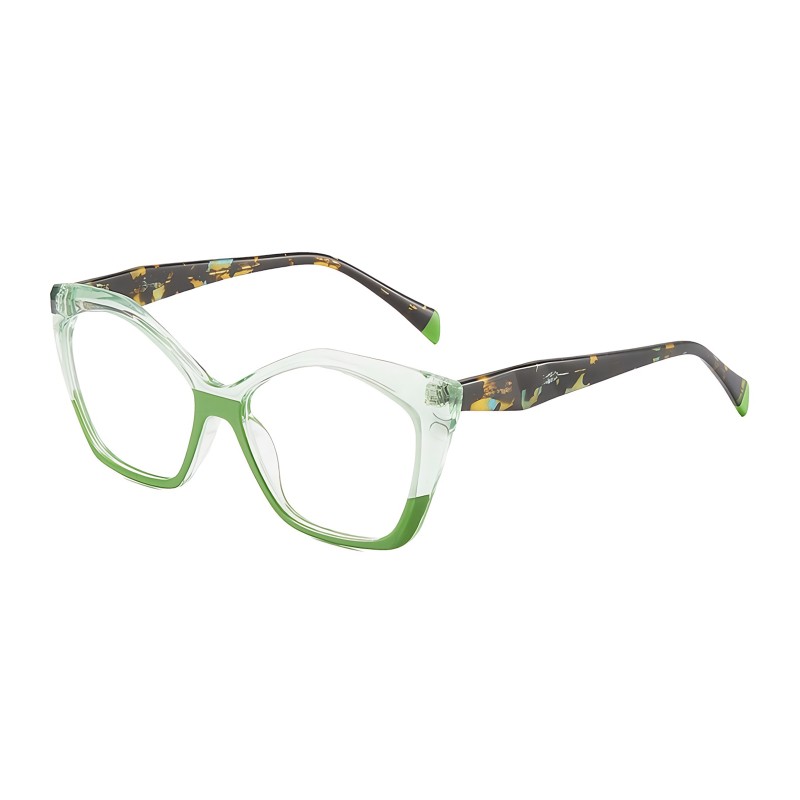 Cat Eye Green Eyeglasses