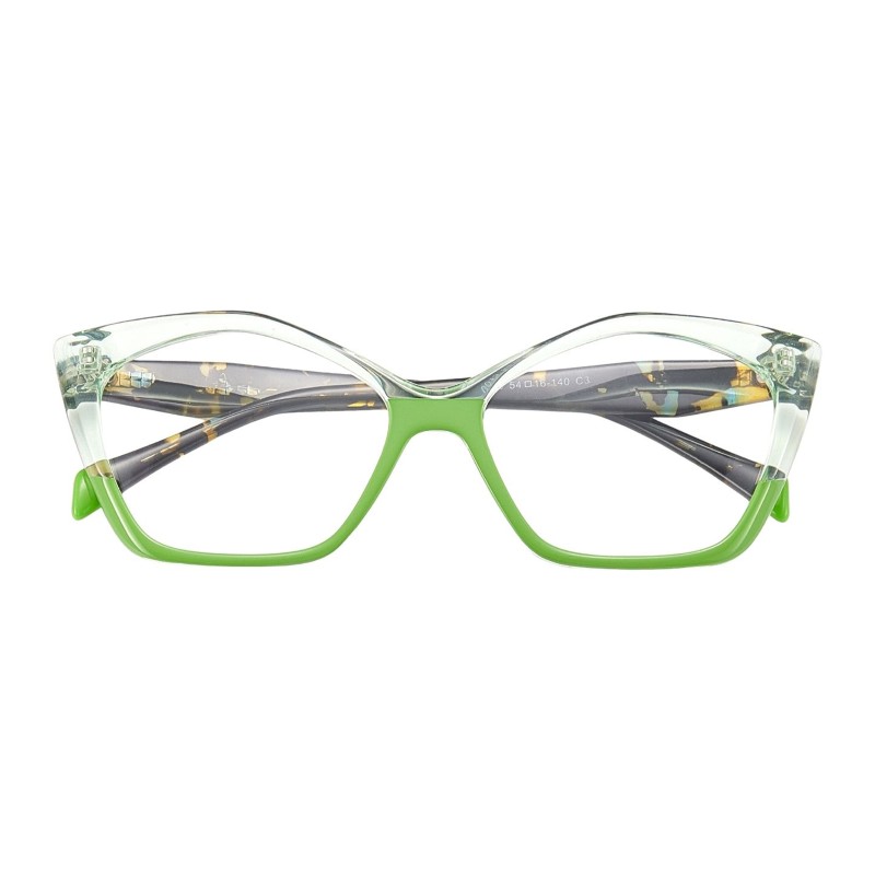 Cat Eye Green Eyeglasses