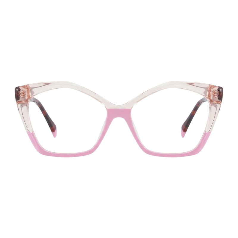 Cat Eye Pink Eyeglasses