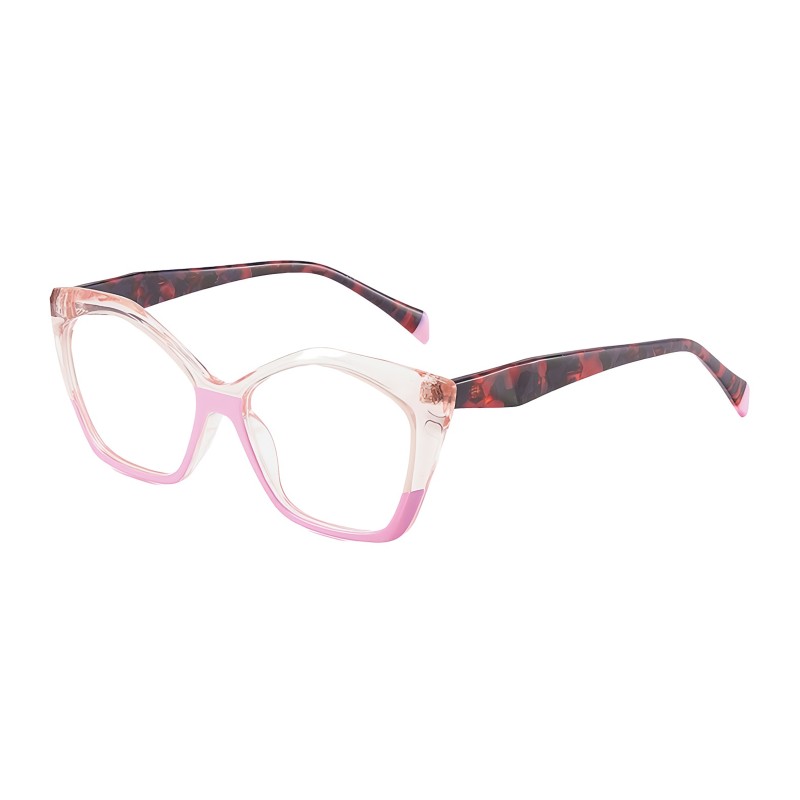 Cat Eye Pink Eyeglasses