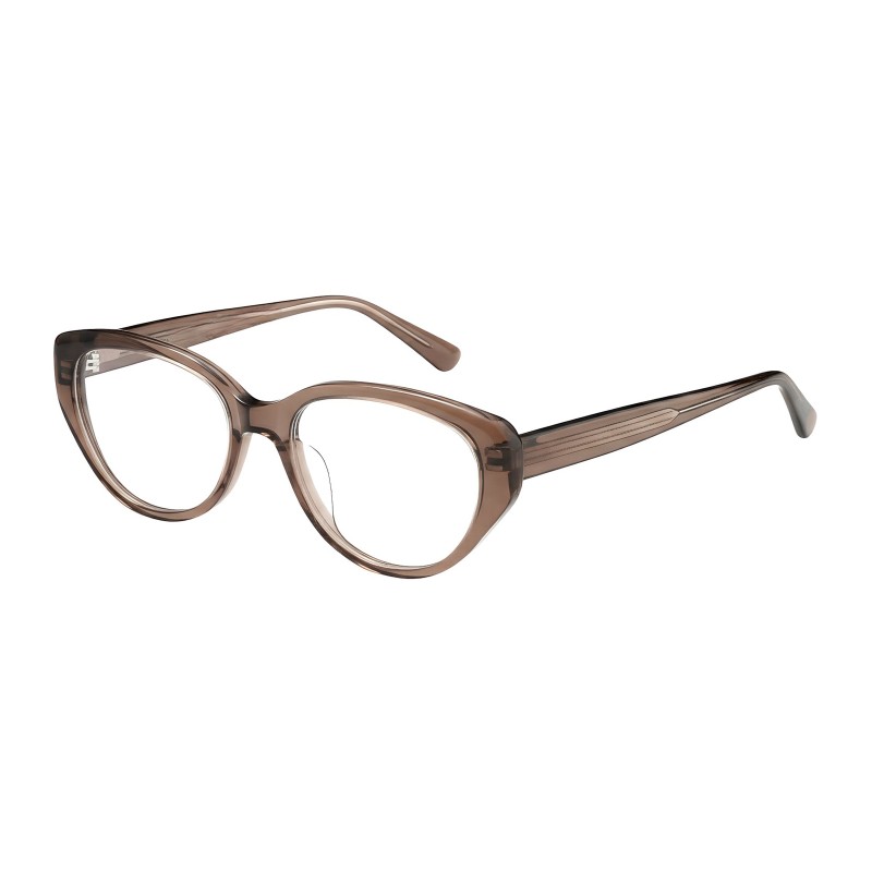 Cat Eye Brown Eyeglasses