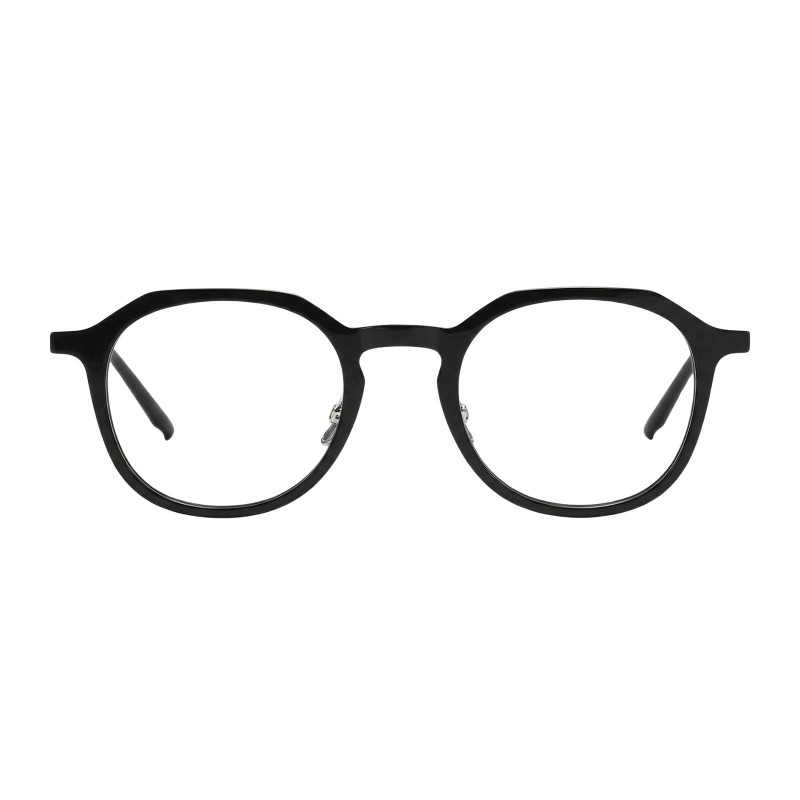 Round Black Eyeglasses