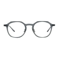 Round Blue Eyeglasses