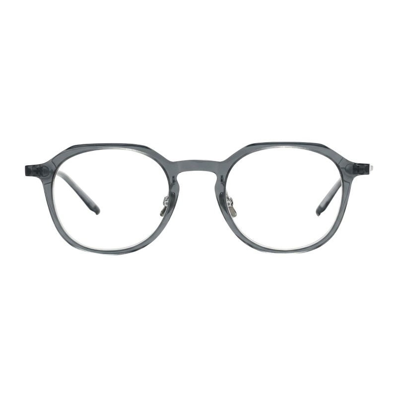 Round Blue Eyeglasses