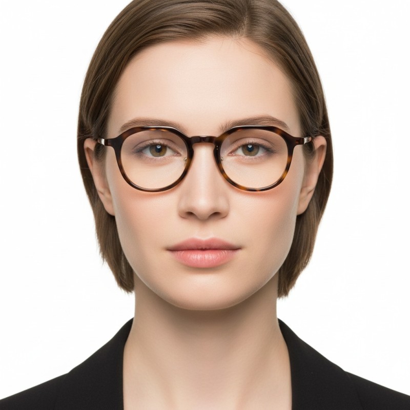 Round Tortoise Eyeglasses