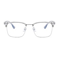 Browline Gray Eyeglasses