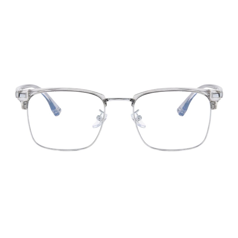 Browline Gray Eyeglasses