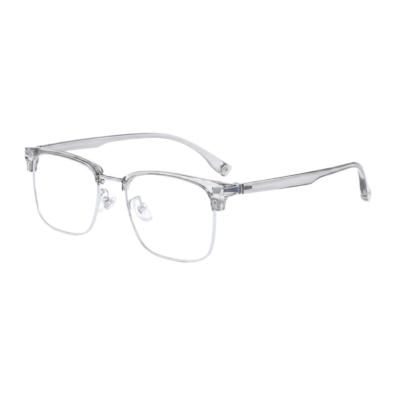 Browline Gray Eyeglasses