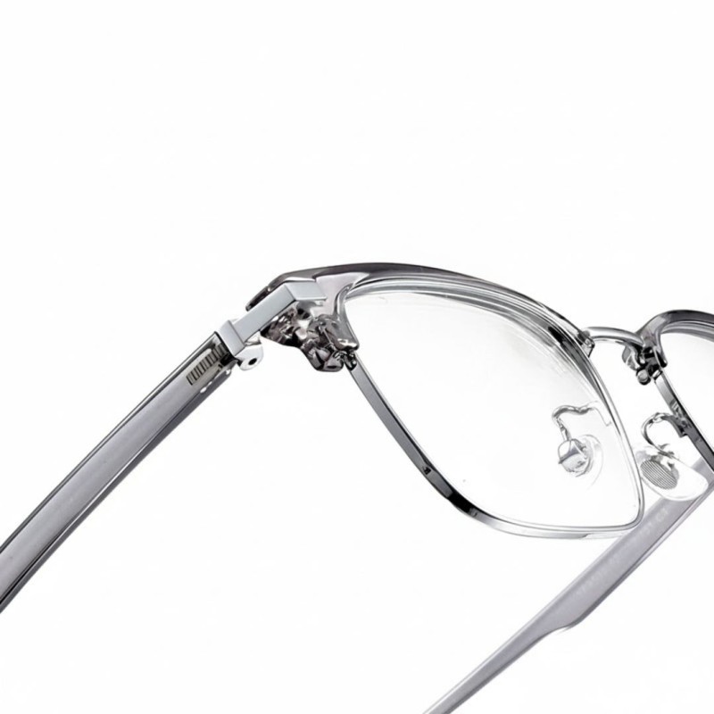 Browline Gray Eyeglasses