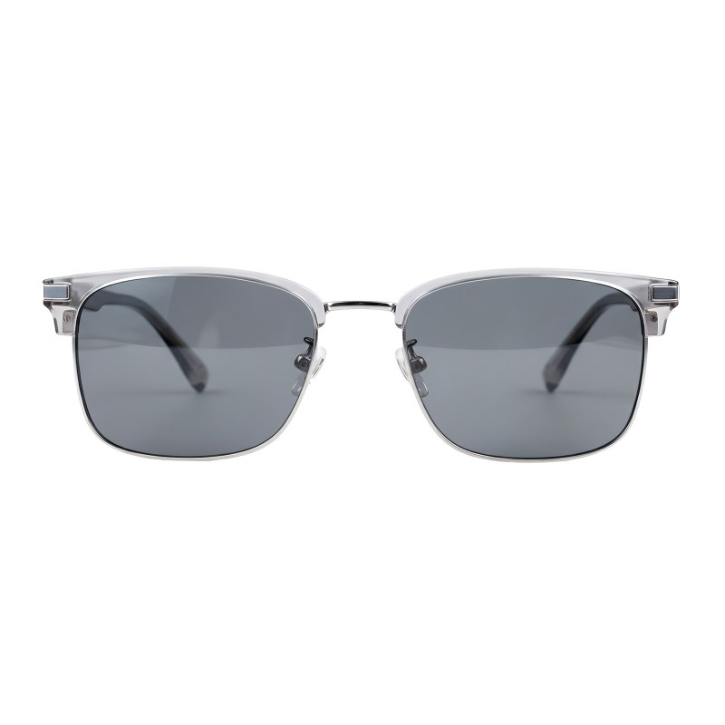 Browline Gray Eyeglasses