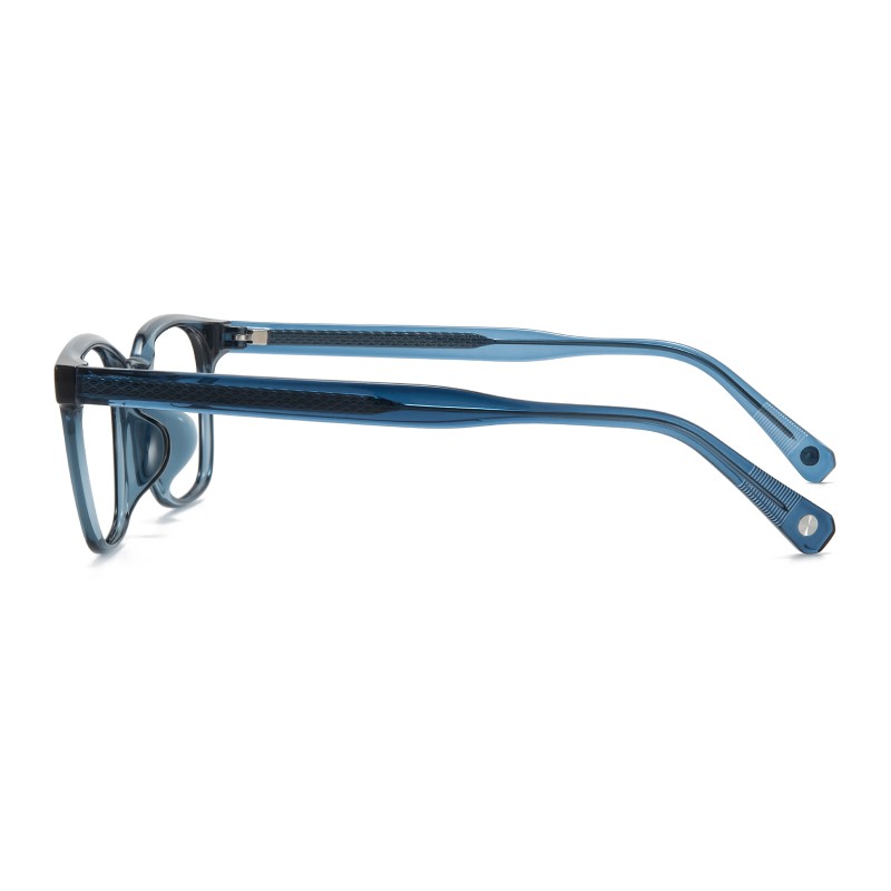 Square Blue Eyeglasses