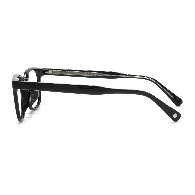 Square Black Eyeglasses
