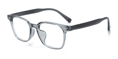 Square Gray Eyeglasses