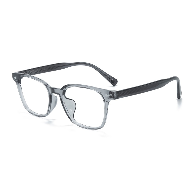 Square Gray Eyeglasses
