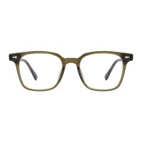 Horizon - Square Green Eyeglasses