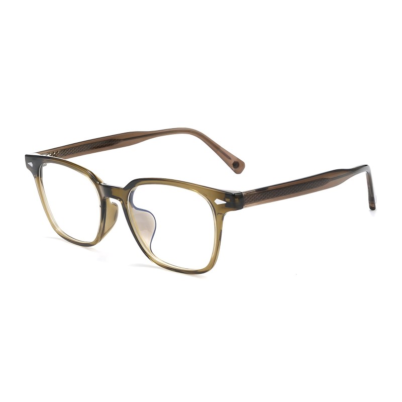Square Green Eyeglasses