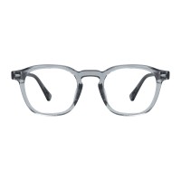 Hepburn - Square Gray Eyeglasses