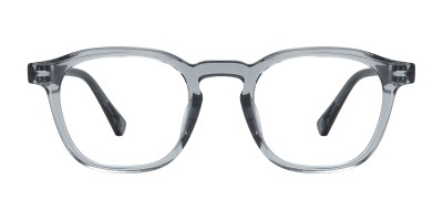 Hepburn Gray Square Prescription Glasses