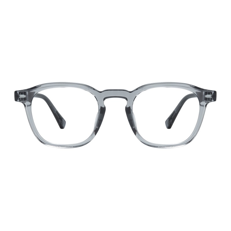 Square Gray Eyeglasses