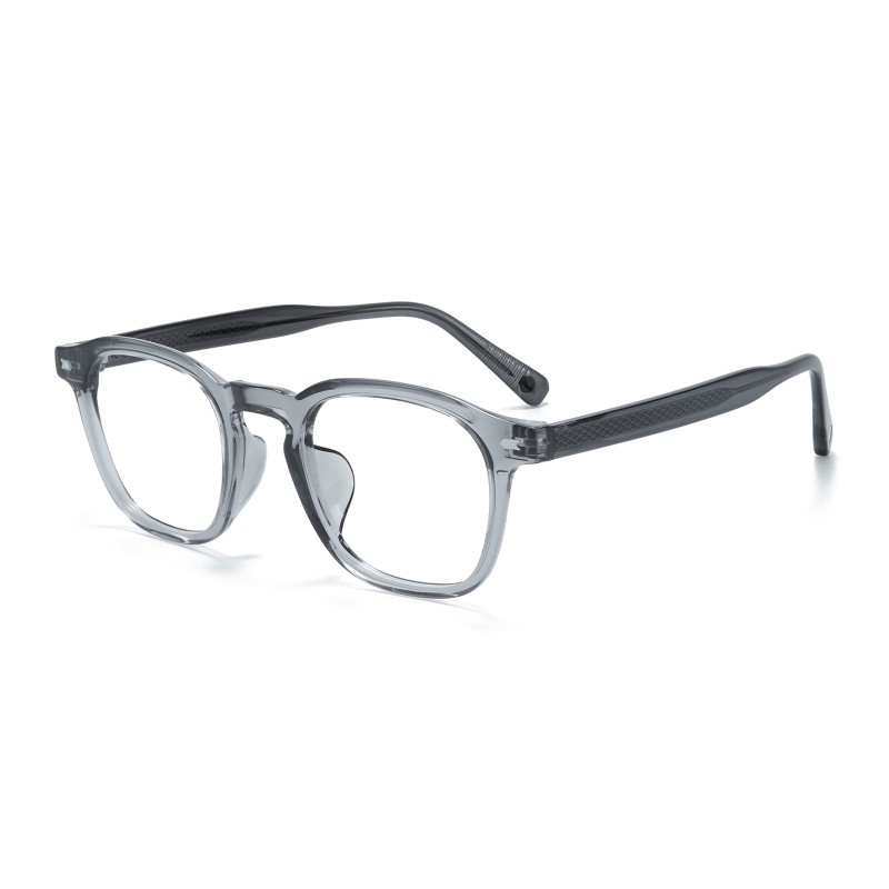 Square Gray Eyeglasses