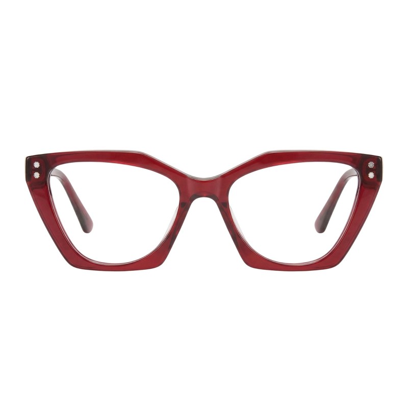 Cat Eye Burgundy Eyeglasses