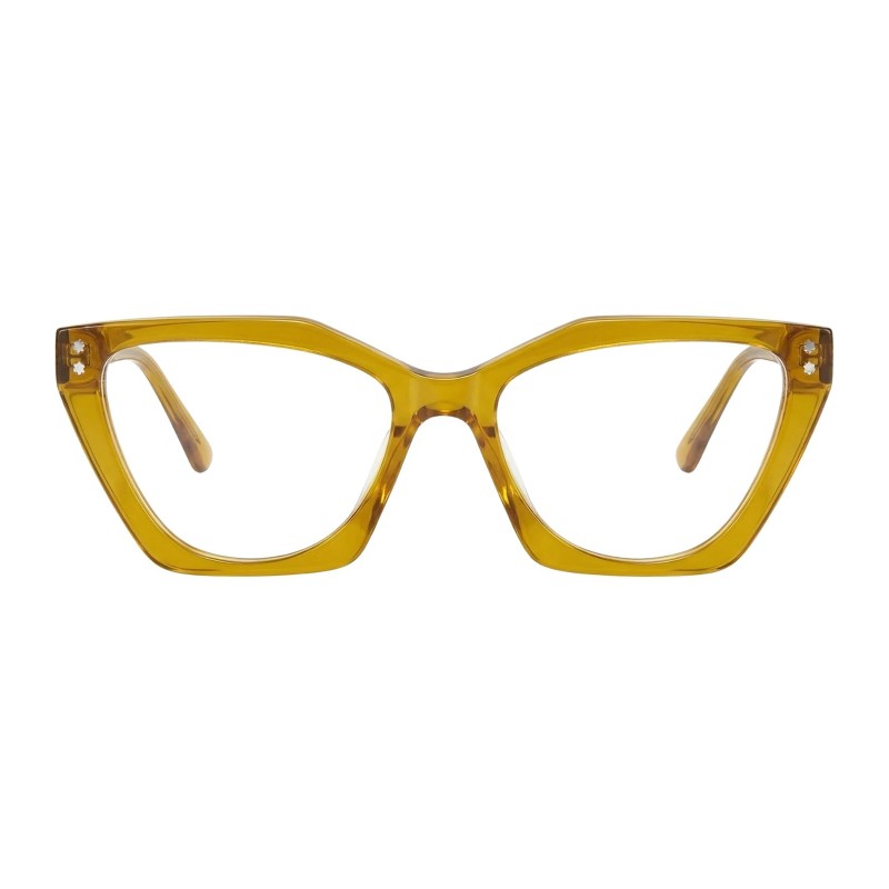 Cat Eye Brown Eyeglasses