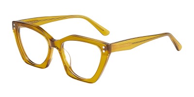Cat Eye Brown Eyeglasses