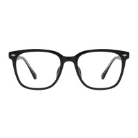 Hubris - Square Black Eyeglasses
