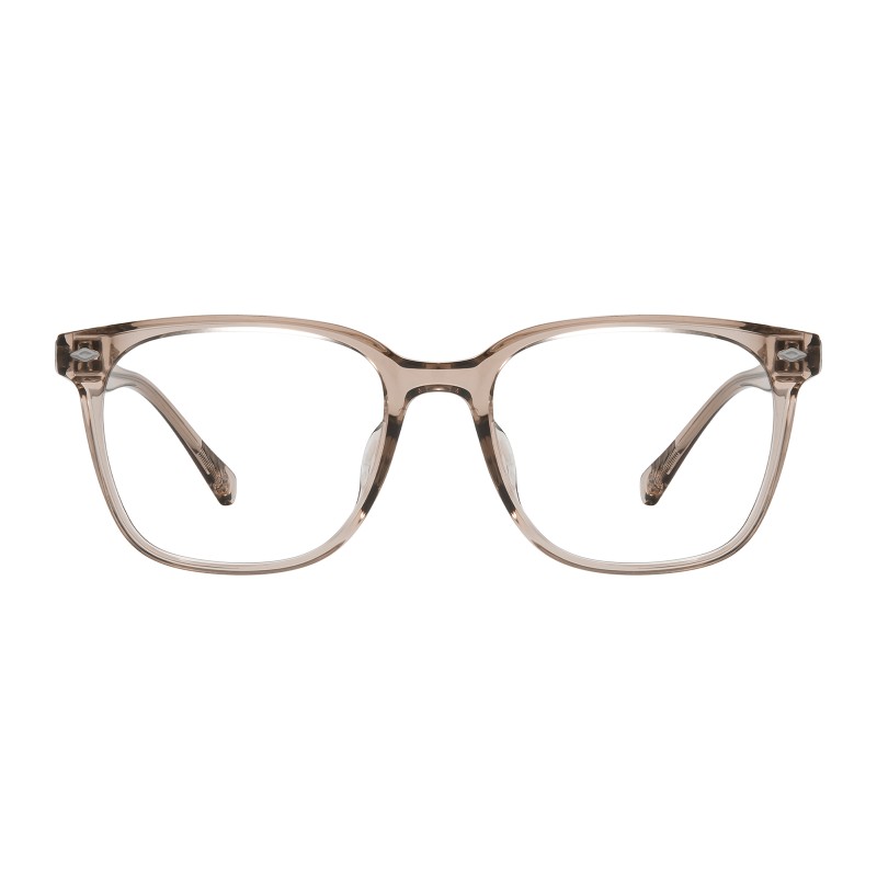 Square Champagne Eyeglasses