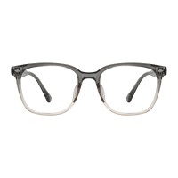 Hubris - Square Gray Eyeglasses