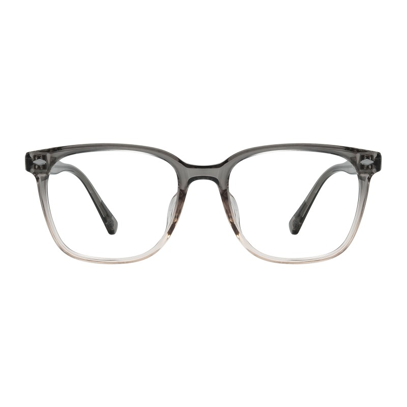 Square Gray Eyeglasses