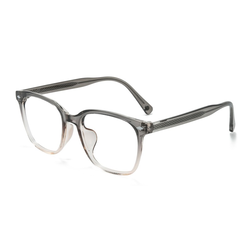 Square Gray Eyeglasses