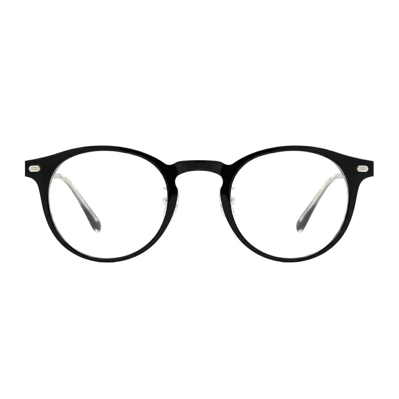 Round Black Eyeglasses