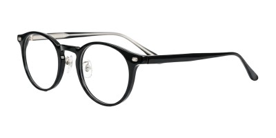 Round Black Eyeglasses