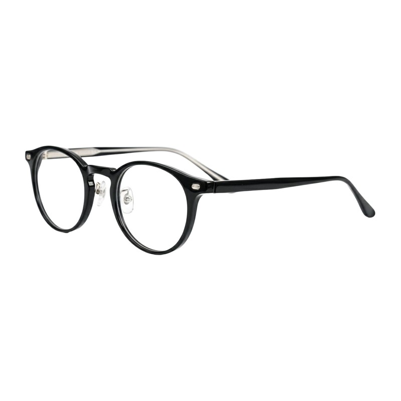 Round Black Eyeglasses