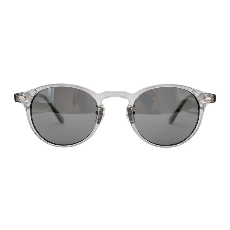 Round Gray Eyeglasses