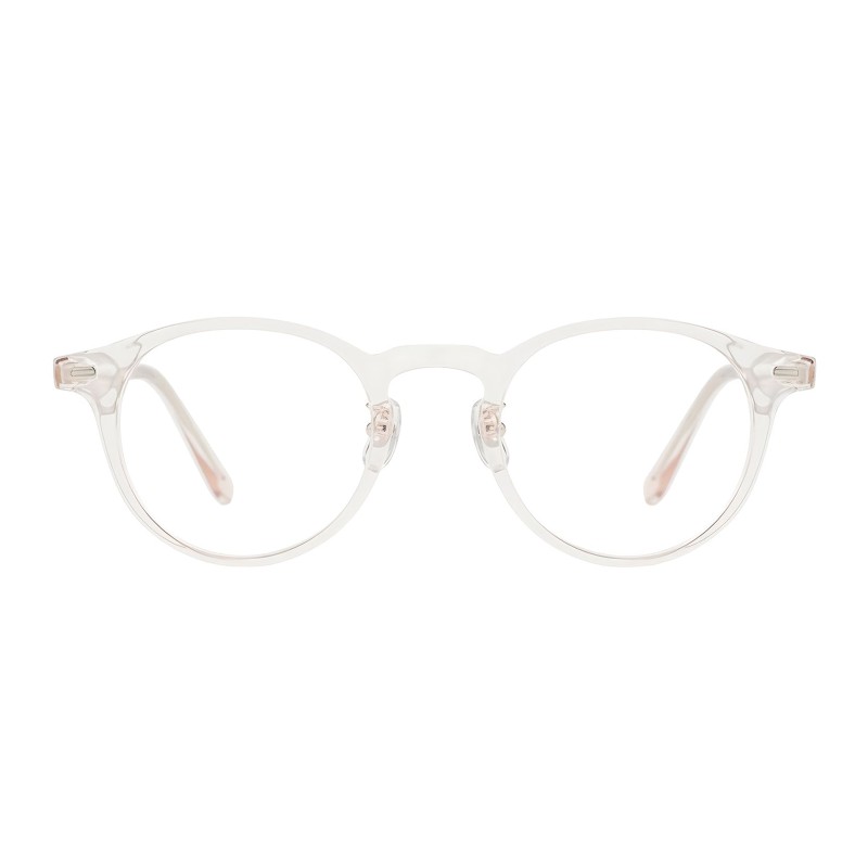 Round Pink Eyeglasses