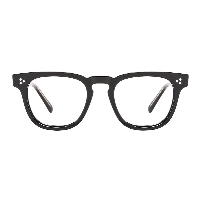 Square Black Eyeglasses