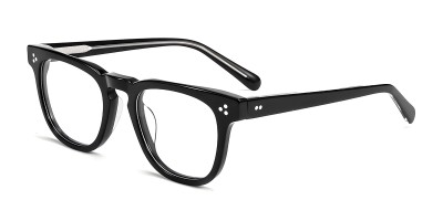 Square Black Eyeglasses