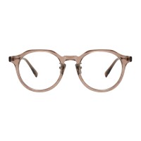 Polygon Light Mocha Eyeglasses