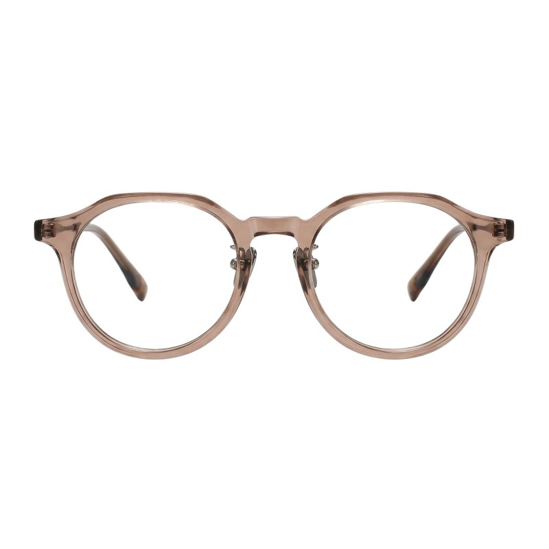 Polygon Light Mocha Eyeglasses