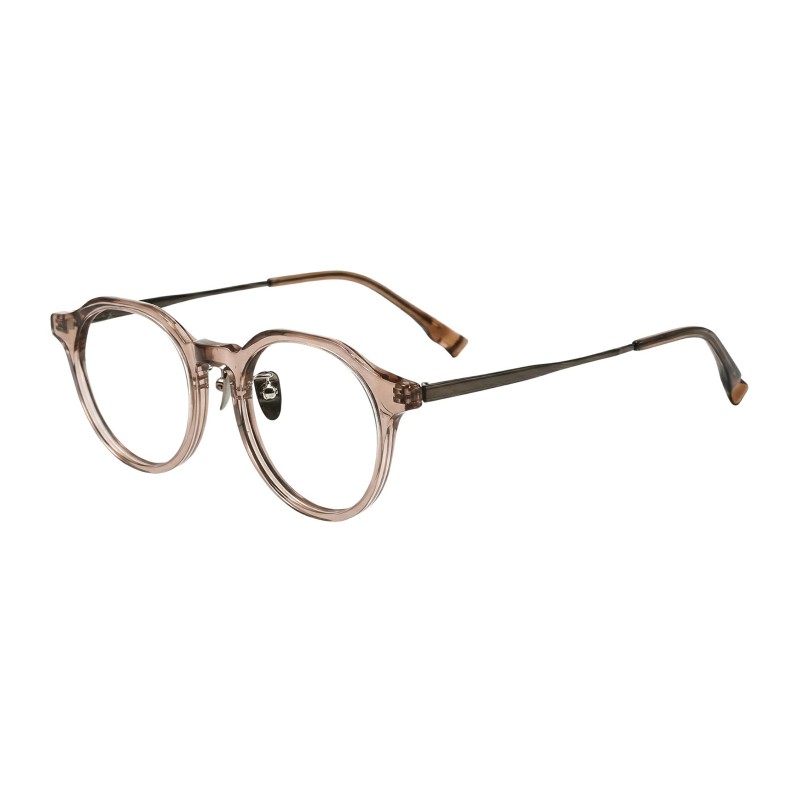Polygon Light Mocha Eyeglasses