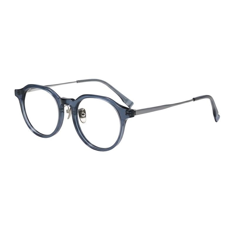 Polygon Blue Eyeglasses
